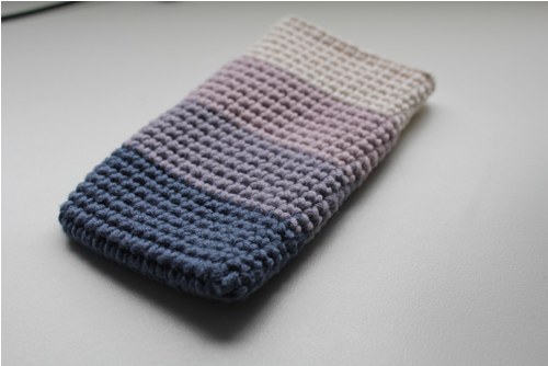 Obal na smartphone - pruhovaná šedá — foto 1