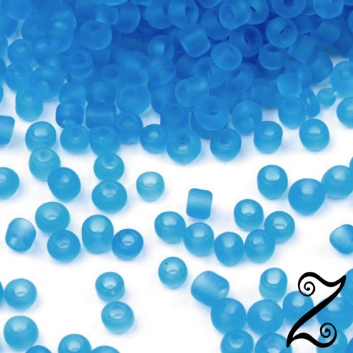Rokajl, matný, modrá neonová, 3mm, 50g