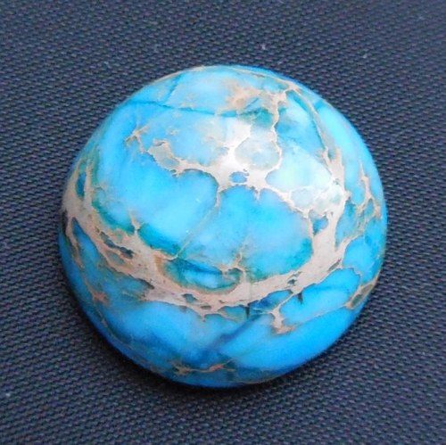 Variscit - kabošon (20 x 20 x 6 mm) — foto 1