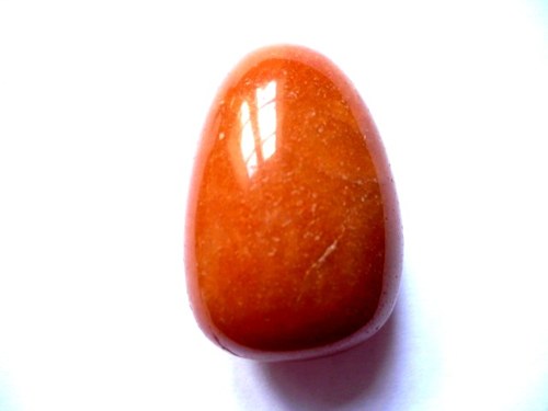 Troml. kámen – avanturín oranžový 33 mm, č.5