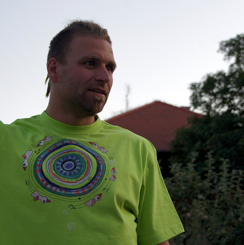 Ptáčkové triko vel.XL zelené — foto 1