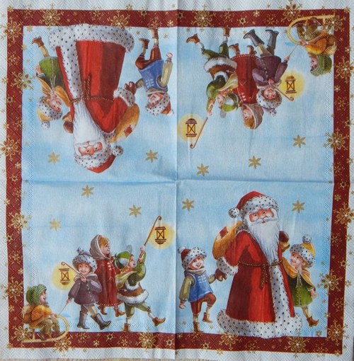 Malý- Santa s dětmi M 23