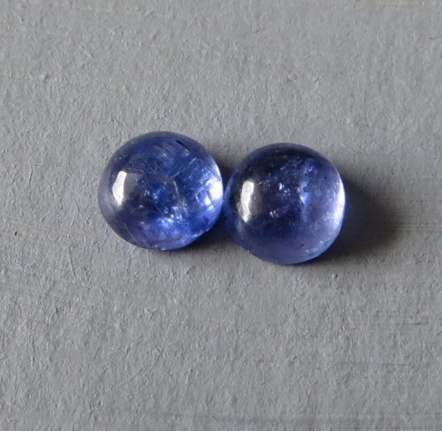 Tanzanit pár č.1, 6.5 mm — foto 1