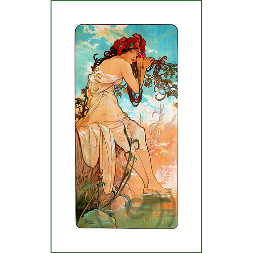 Obraz - Alfons Mucha (11) - v.A (látkový panel) — foto 1