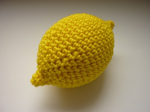 Háčkované ovoce - citron — foto 1