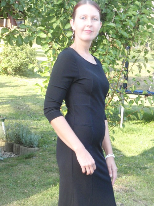 Šaty retro - společenské černé — foto 1