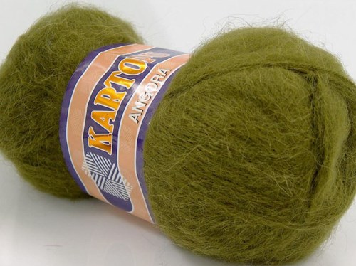 Příze K-Angora tmavězelená — foto 1