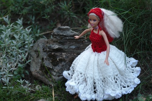 Háčkované Šatičky Na Panenky Barbie /5/ — foto 1
