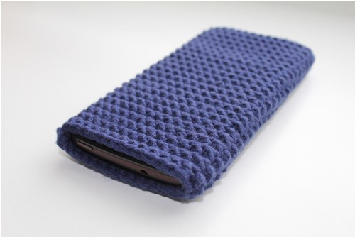 Obal na smartphone - 5" - tmavě modrá — foto 1