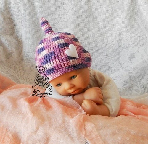 Newborn čepička sleva — foto 1