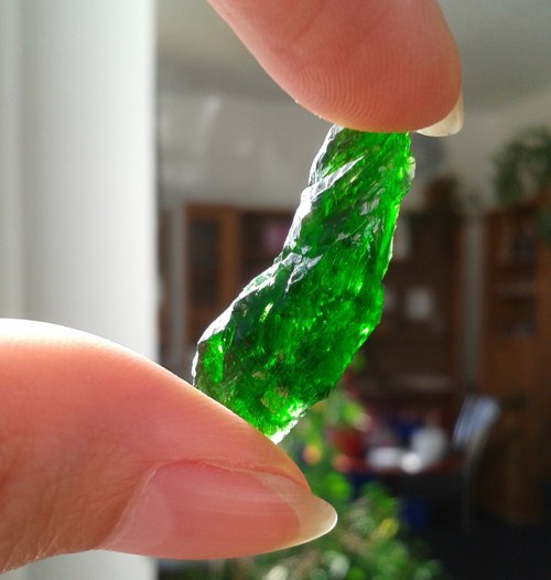Chromdiopsid surový - L-264 — foto 1