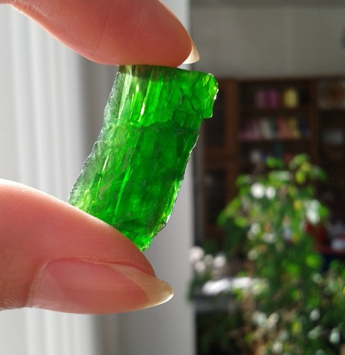 Chromdiopsid surový - L-265 — foto 1