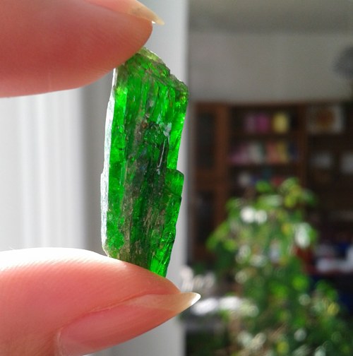 Chromdiopsid surový - L-266 — foto 1