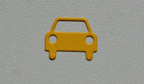 Výsek - auto žluté