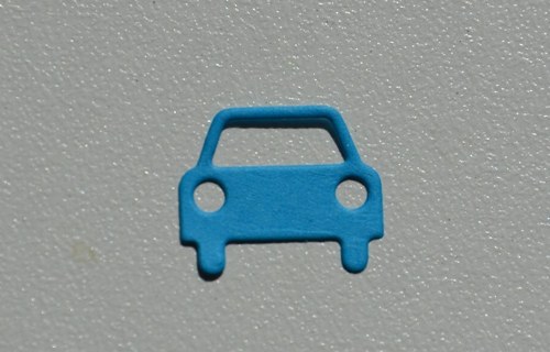 Výsek - auto modré — foto 1