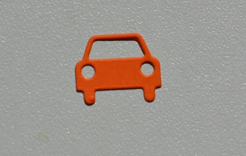 Výsek - auto oranžové — foto 1