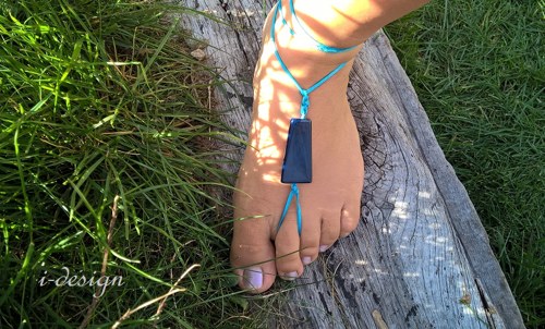 Barefoot modrý achát — foto 1