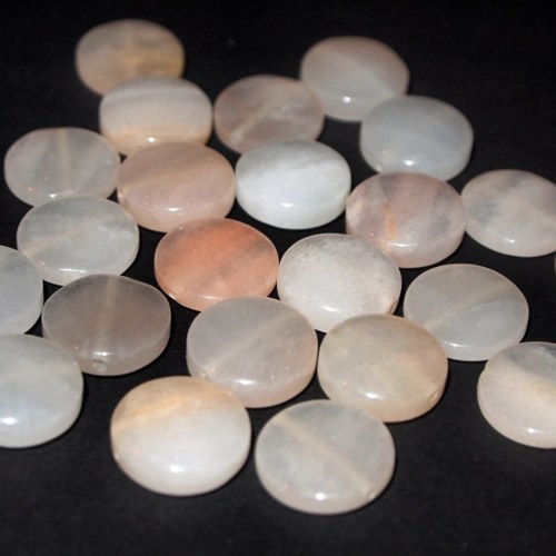 Křemen knoflík 16x6mm (2kusy)