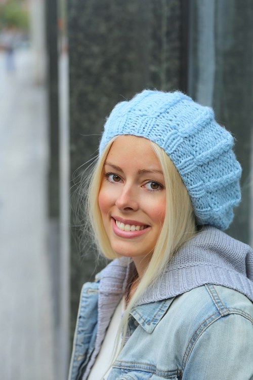 Pletený Baret — foto 1