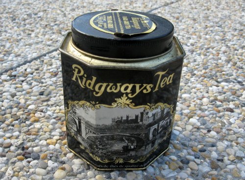 Plechová dóza na čaj Ridgways Tea