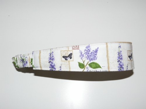 Oboustranná čelenka - levandule — foto 1