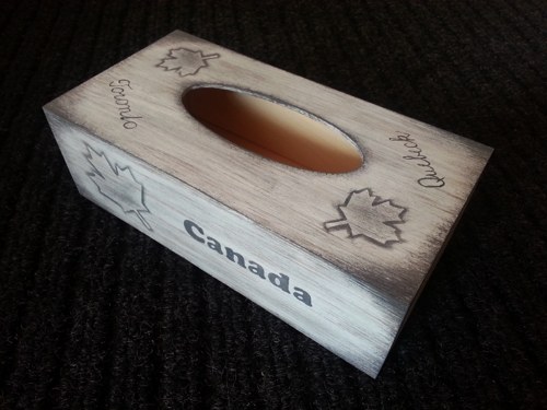 Krabička na kapesníčky - Canada II