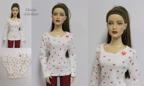 Tričko pro Tonner doll 16 nebo BJD — foto 1