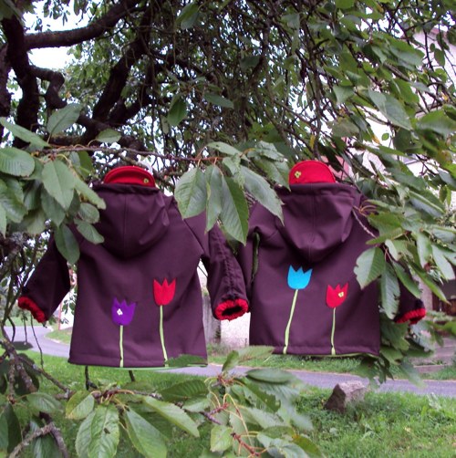 Rostoucí softshell. bundička 1-3 roky — foto 1