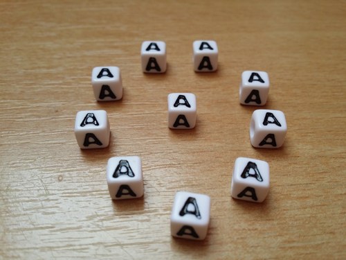 Písmenko "A " 7mm