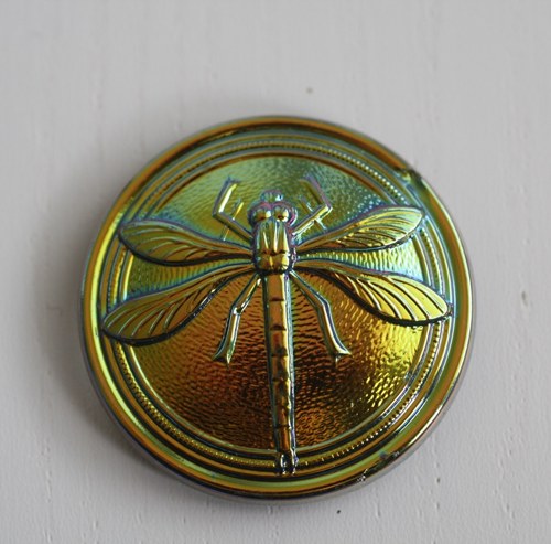 Skleněný kabošon - velikost cca 3 cm — foto 1