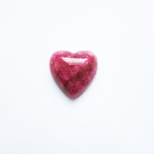 Srdce rodochrozit, 15x14x6 mm — foto 1