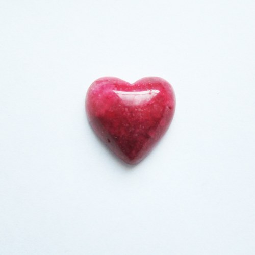 Srdce rodochrozit, 15x14x6 mm — foto 1