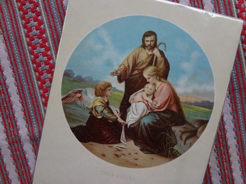 Litografie/ Svatá rodina