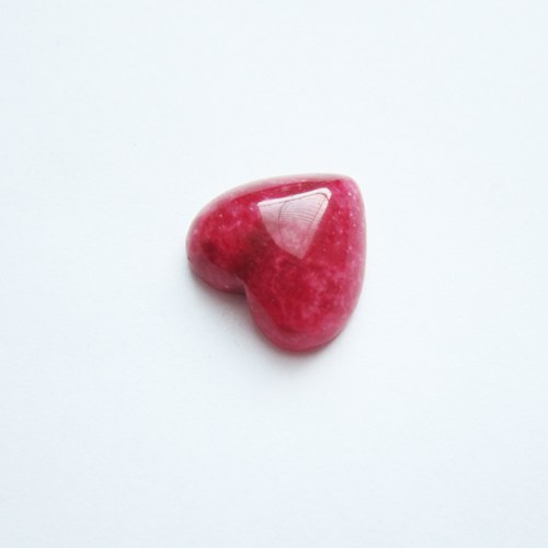 Srdce rodochrozit, 15x14x6 mm — foto 1