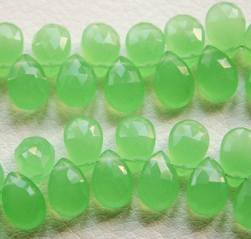 Jadeit brioletka 7x9,5-10mm