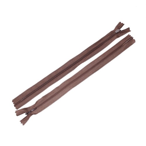 Zip / zdrhovadlo 25 cm - hnědá