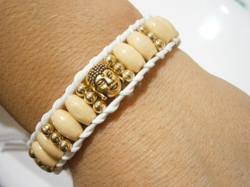 Wrap náramek s Buddhou — foto 1
