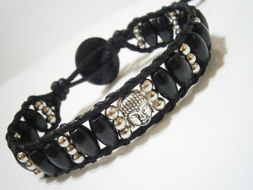 Wrap náramek s Buddhou - Unisex — foto 1