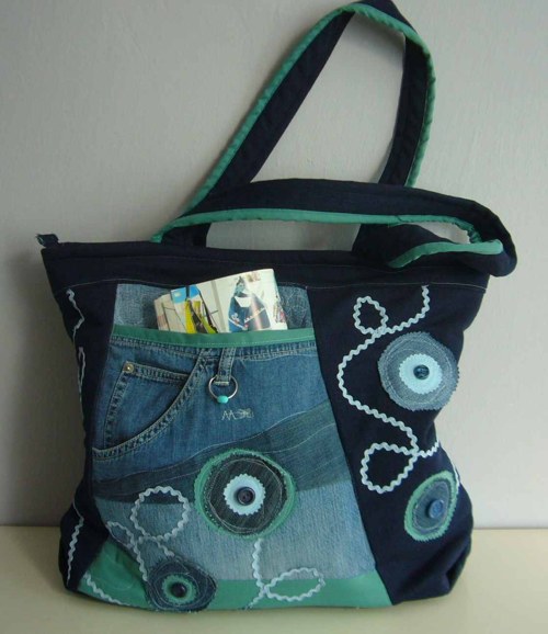 Crazy jeans patchwork - kabela — foto 1