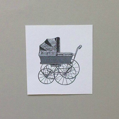 Vintage kočátek (inkoust.otisk)