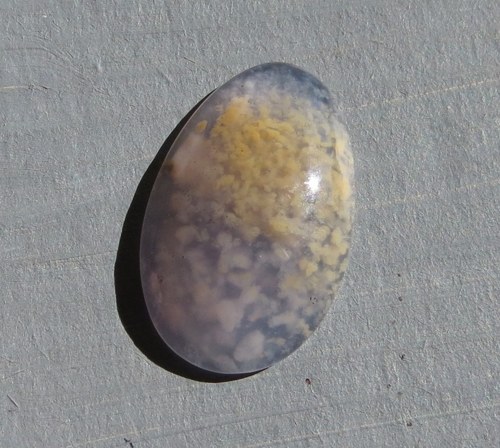 Modrý chalcedon Namibie, kabošon č.N2 — foto 1