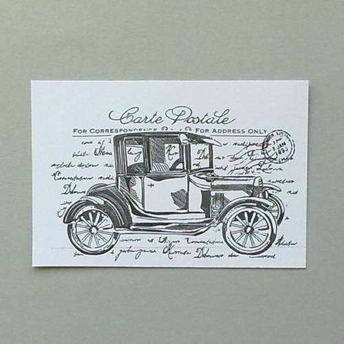 Vintage auto (inkoust.otisk) — foto 1