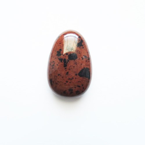 Obsidián vrtaný valounek — foto 1