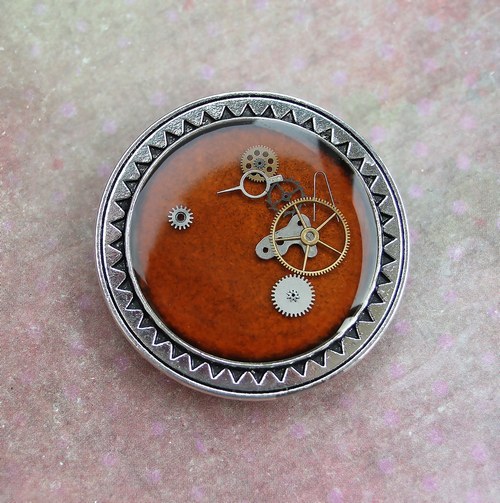 Caramel brooch — foto 1