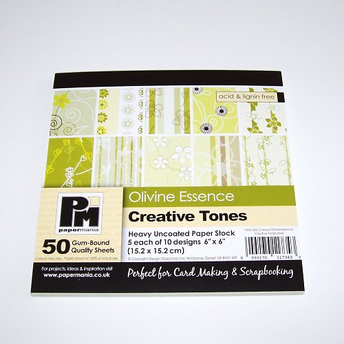 Sada papírů OLIVINE ESSENCE 6x6" — foto 1
