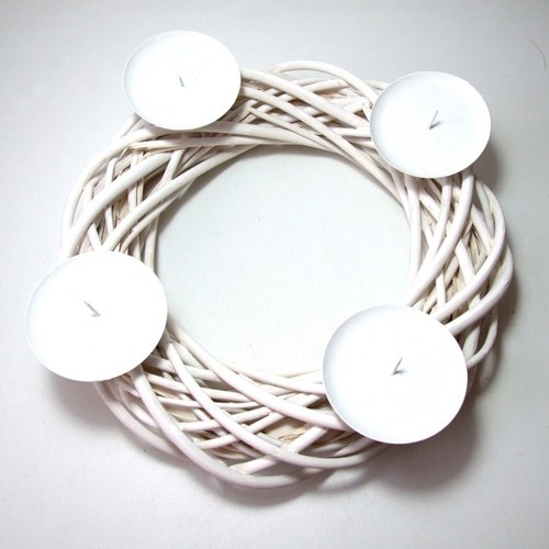 Věnec proutěný adventní 30 cm — foto 1
