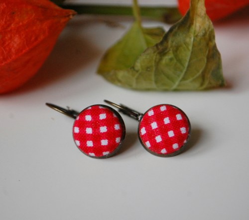 Gingham kostička červená — foto 1
