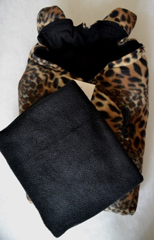 Oboustranný fusak leopardík + deka 2v1 — foto 1