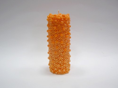 Vonná svíčka - Bubla - oranžová