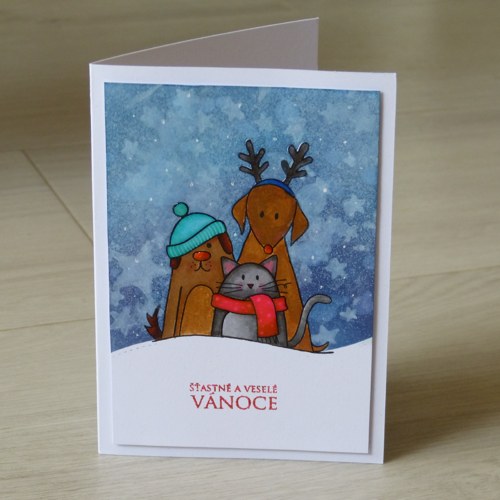 Vánoční přání - zvířata — foto 1